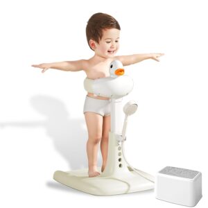 Adjustable Height Baby Shower Stand with Anti-Slip Base